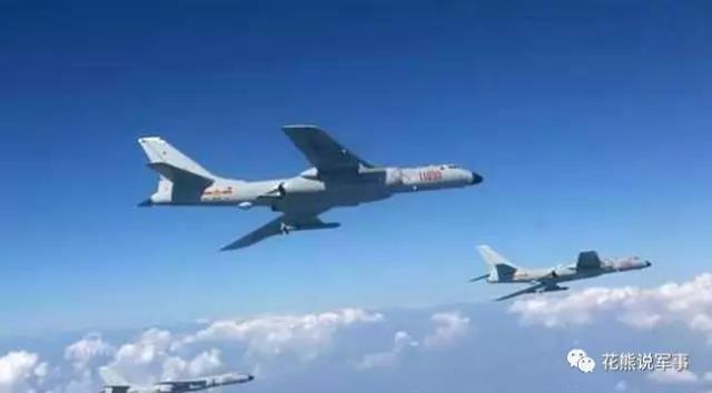 解放軍轟6K轟炸機編隊