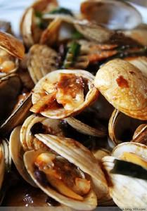 姜蔥豉汁炒花蛤 姜蔥豉汁炒花蛤