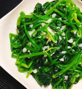 蒜蓉炒菠菜 蒜蓉炒菠菜