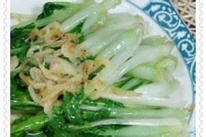 微波蝦皮小白菜 微波蝦皮小白菜