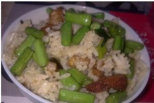 豇豆蒜香飯 豇豆蒜香飯