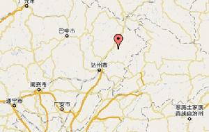 南坪鄉在四川省內位置