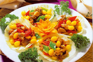 刀豆鵪鶉丁 刀豆鵪鶉丁