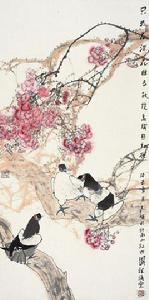 江文湛海棠花圖 江文湛海棠花圖