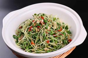 涼拌豆芽豆苗 涼拌豆芽豆苗