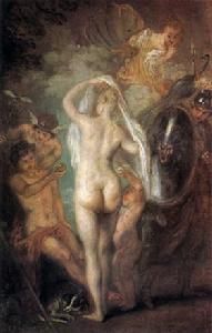 帕里斯將金蘋果交給維納斯