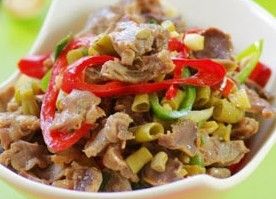 香辣酸豆角炒雞胗 香辣酸豆角炒雞胗