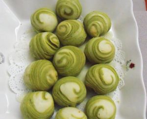 綠茶紅豆酥 綠茶紅豆酥
