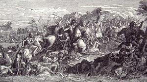 亞歷山大親率衛隊徒涉格拉尼克斯河