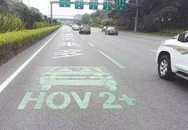 合乘車道 合乘車道