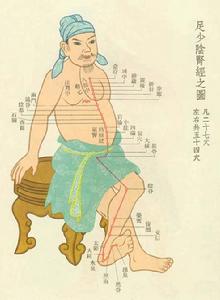 足少陰腎經循行路線圖