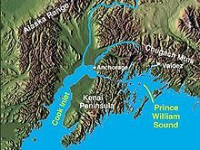 威廉王子灣位於阿拉斯加南部