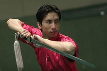 武術比賽時的照片