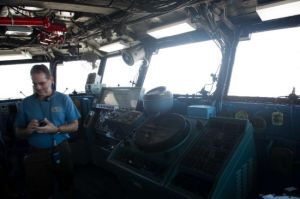 中途島號航空母艦飛行控制室