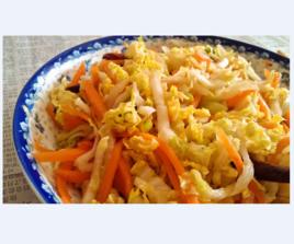 涼拌白菜胡蘿蔔絲 涼拌白菜胡蘿蔔絲