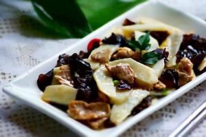 木耳山藥炒肉 木耳山藥炒肉