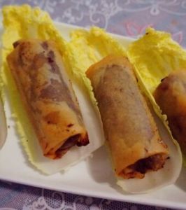 山藥三色春卷 山藥三色春卷