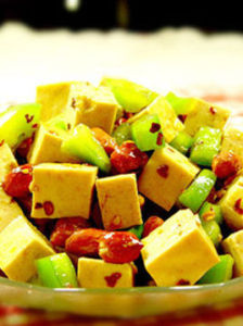 青辣椒拌豆腐 青辣椒拌豆腐