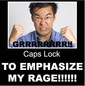 大寫鎖定語調 大寫鎖定語調