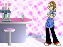 美女餐廳遊戲場景圖