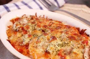 芝士蘑菇焗飯 芝士蘑菇焗飯