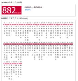深圳公交882路 深圳公交882路