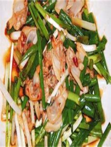 拌蜆肉 拌蜆肉