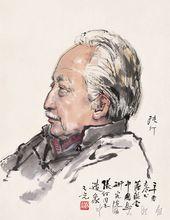 楊之光所繪張仃像