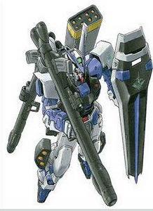 異端高達藍色機全武裝形態 異端高達藍色機全武裝形態
