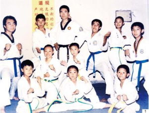 首批蒼龍學員，唐山地區第一個跆拳道培訓地