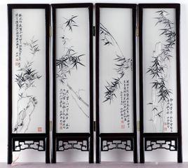 雙面繡屏風 雙面繡屏風