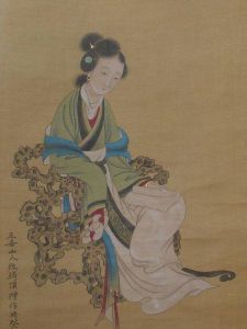 明代納繡仕女圖 明代納繡仕女圖