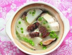 淡菜豆腐蘿蔔湯 淡菜豆腐蘿蔔湯