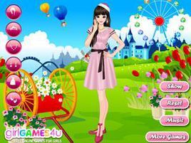 如粉色花朵般美