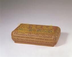 剔彩雙龍紋委角長方盒 剔彩雙龍紋委角長方盒