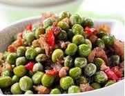 青豆炒肉碎 青豆炒肉碎