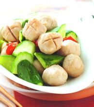 黃瓜貢丸 黃瓜貢丸