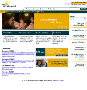 加拿大永明金融集團網站