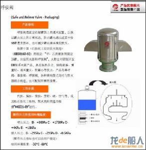 船舶呼吸閥 船舶呼吸閥