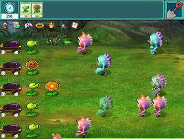 植物大戰外星人小遊戲 植物大戰外星人小遊戲