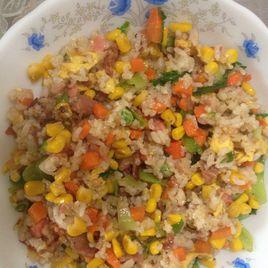 培根玉米炒飯 培根玉米炒飯
