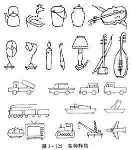 靜物簡筆畫 靜物簡筆畫