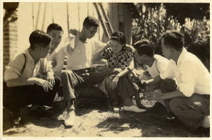 昭和16年(1941)孫江淮(左二)與友人於楠西興亞產業株式會社總會後的宴會情景