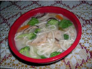 蓮藕煮麵