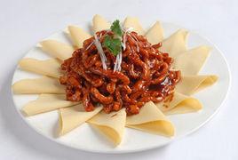 京醬肉絲餅卷 京醬肉絲餅卷