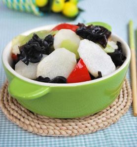 木耳山藥炒青筍 木耳山藥炒青筍