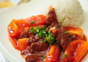 番茄燒牛肉