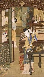 仕女簪花圖 仕女簪花圖