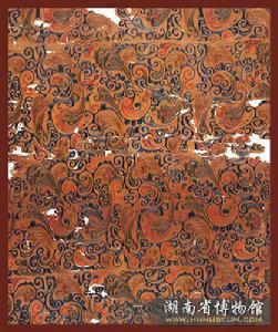 西漢絹地“長壽繡” 西漢絹地“長壽繡”