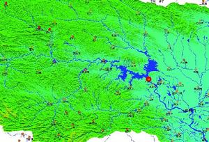 洪水預報系統圖